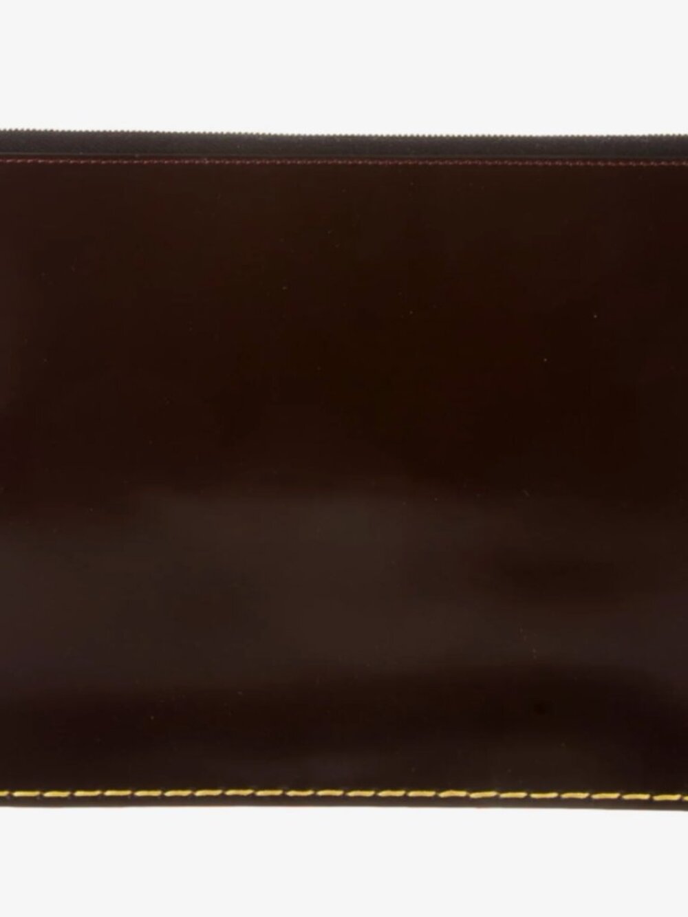 Purple leather Céline Spazzolato clutch - Picture 2 of 3